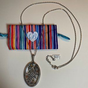 Beautiful Brighton "Christmas Magic" Shaker Convertible Two Tone Necklace (NWT)